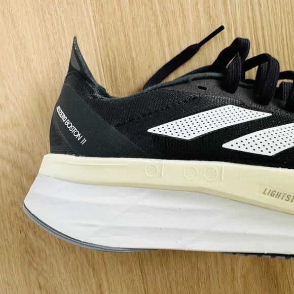 ❤️Adidas Adizero Boston 11 Size 7.5 Women Running Shoes Lightweight Black GX6657 - Picture 6 of 12